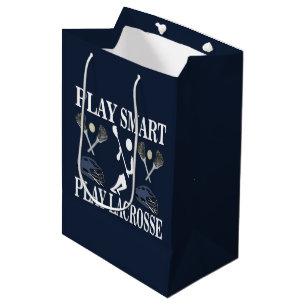 Lacrosse Player Birthday Medium Gift Bag