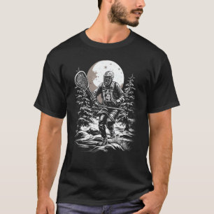 Lacrosse Player Christmas Sports Fan Gift T-Shirt