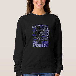 Lacrosse Player Description Great For Lax Women Z Sweatshirt