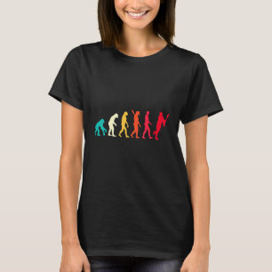 Lacrosse Player Evolution Coach Team T-Shirt