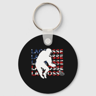 Lacrosse Player Gifts For Men Women Coach Lax Stic Key Ring