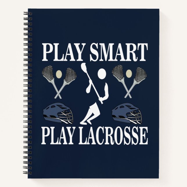 Lacrosse Player Sports  Notebook (Front)