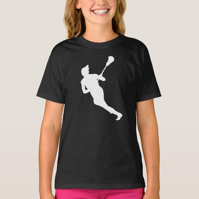 Lacrosse Player  T-Shirt (Front)