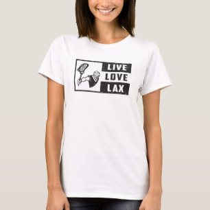 Lacrosse Player Team Live Love Lax Funny Gift Idea T-Shirt