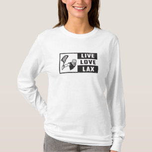 Lacrosse Player Team Live Love Lax Funny Gift Idea T-Shirt