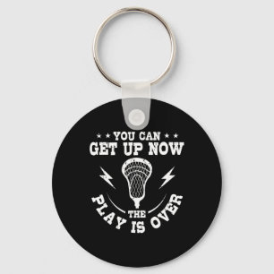 Lacrosse Player Team Sport Lax Goalie Game Laxing  Key Ring