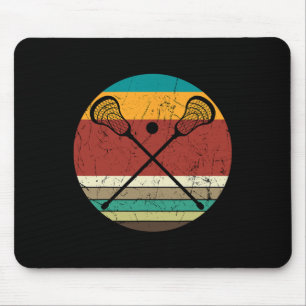 Lacrosse Player Team Sport Lax Goalie Laxing Vinta Mouse Pad