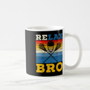 Lacrosse Players Lax Stick Sports Team Retro Coffee Mug