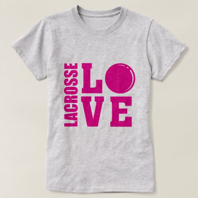 Lacrosse Players T-Shirt (Design Front)