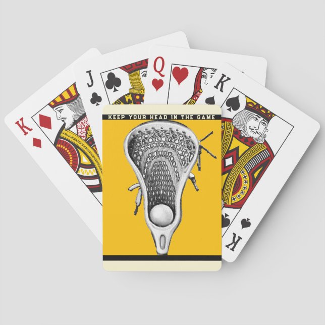 Lacrosse Playing Cards (Back)
