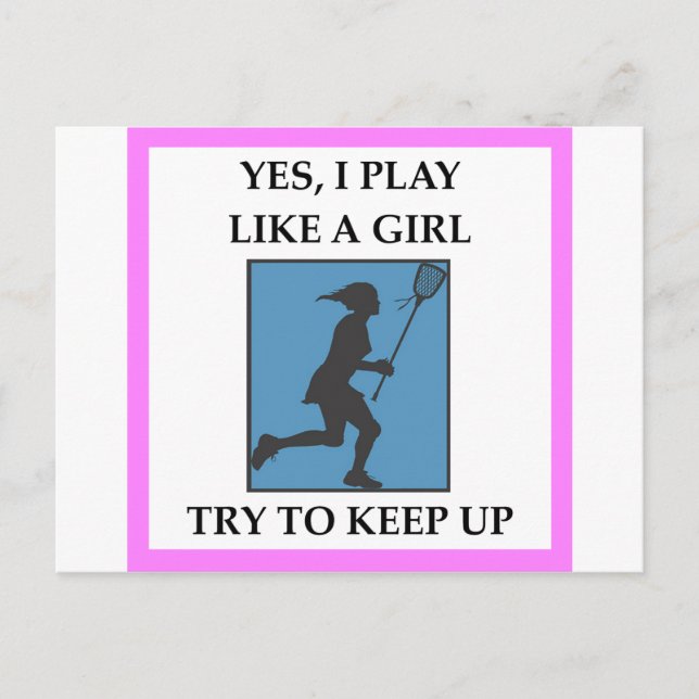 LACROSSE POSTCARD (Front)