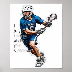 Lacrosse Power Poster