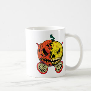 Lacrosse Pumpkin Skull Designs For Halloween Lacro Coffee Mug