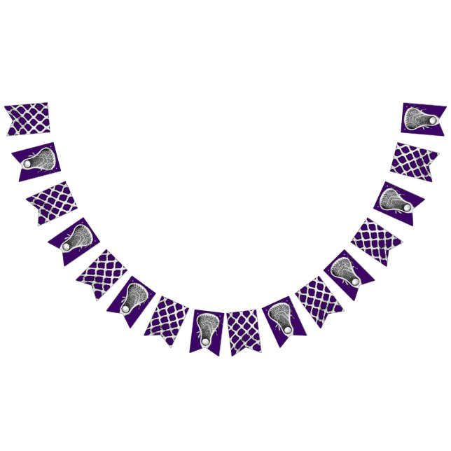 Lacrosse Purple Team Bunting (All)