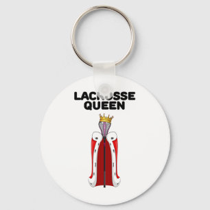 Lacrosse Queen Womens Lacrosse Shirt Girls Lacross Key Ring