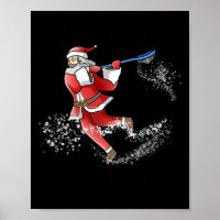 Lacrosse Santa Christmas Cool Lax Sport Ugly X-mas