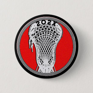 Lacrosse Senior Night 6 Cm Round Badge