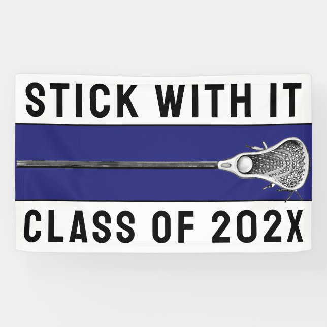 Lacrosse Senior Night Banner (Horizontal)