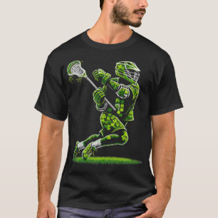 Lacrosse Shamrocks Kids Mens Womens St Patricks Da T-Shirt