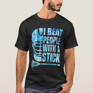 Lacrosse-shirt Lax I Beat People With A Stick Boys T-Shirt