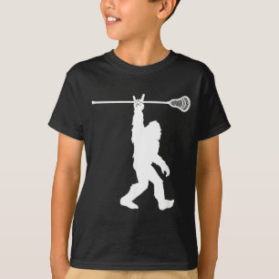 Lacrosse-shirt Vintage Lax Bigfoot Sasquatch Youth T-Shirt