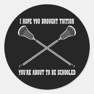 Lacrosse Smack Tuition Sticker