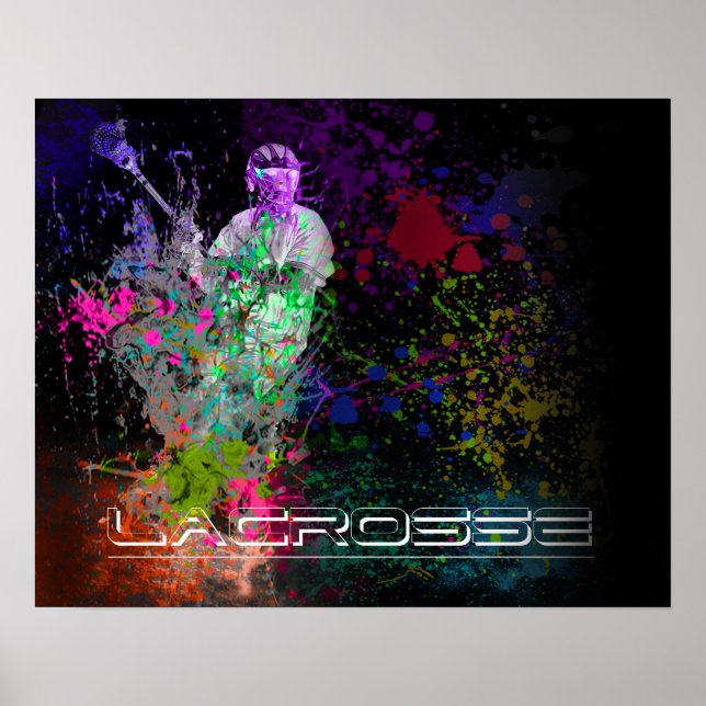Lacrosse Splatter spread poster (Front)