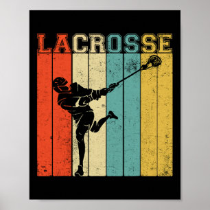 Lacrosse Sport Stick Funny Lax Player Love Perfect Poster