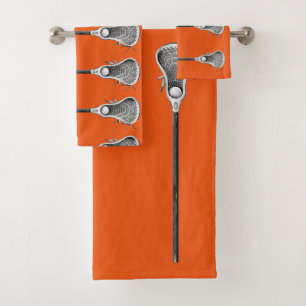 Lacrosse Sports Bath Towel Set