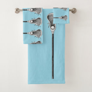 Lacrosse Sports Bath Towel Set