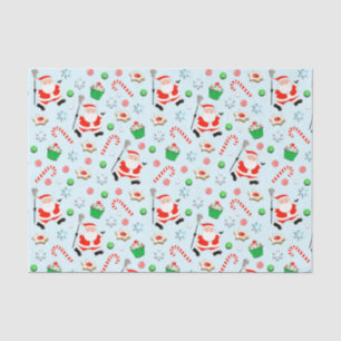Lacrosse Sports Christmas Holiday Tissue Paper