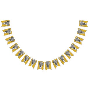 Lacrosse Sports Gold Bunting