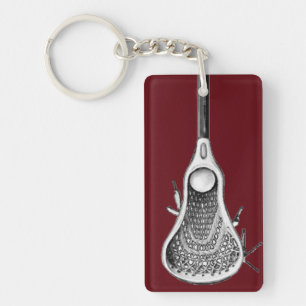 Lacrosse Sports Key Ring