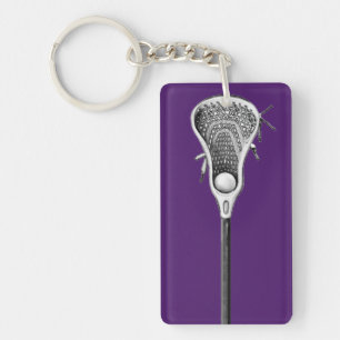 Lacrosse Sports Keychain