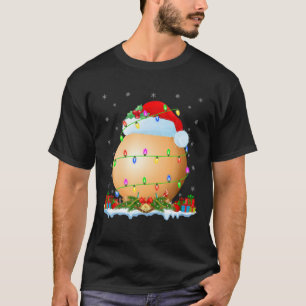 Lacrosse Sports Lover Matching Santa Hat Lacrosse T-Shirt