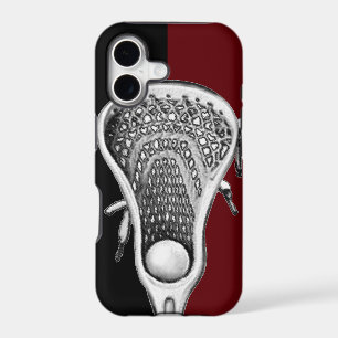 Lacrosse Sports Maroon Case-Mate iPhone Case