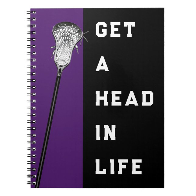 Lacrosse Sports Notebook (Front)