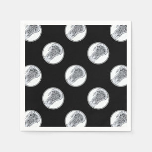 Lacrosse Sports Party Napkin