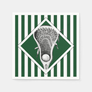 Lacrosse Sports Party Napkin
