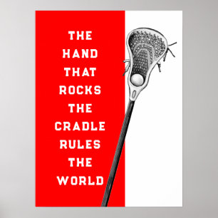 Lacrosse Sports Poster