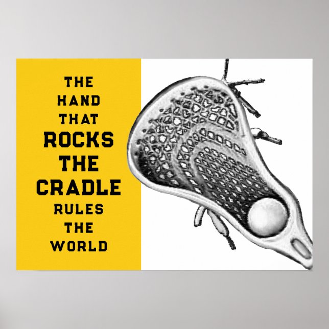 Lacrosse Sports Poster (Front)