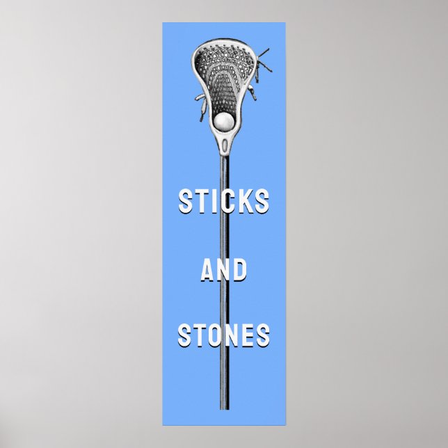 Lacrosse Sports Poster (Front)