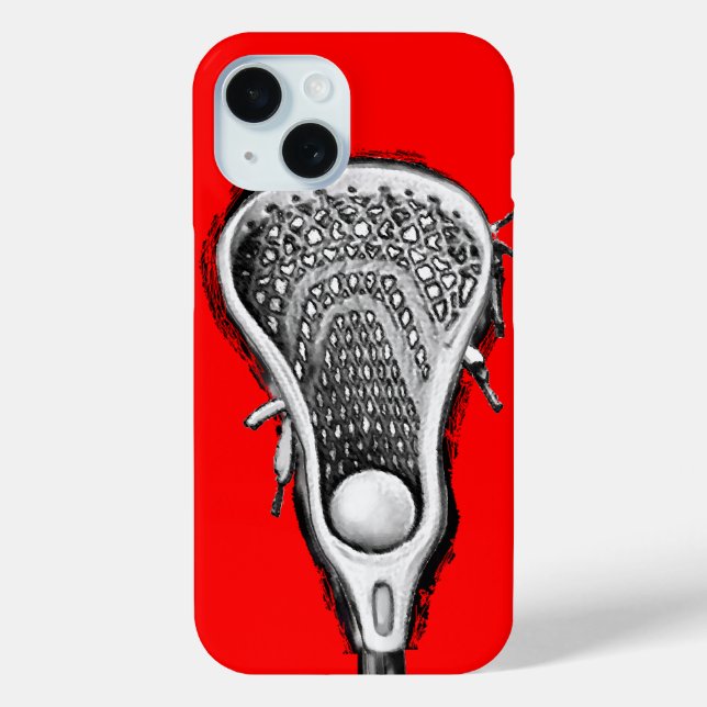 Lacrosse Sports Red Case-Mate iPhone Case (Back)