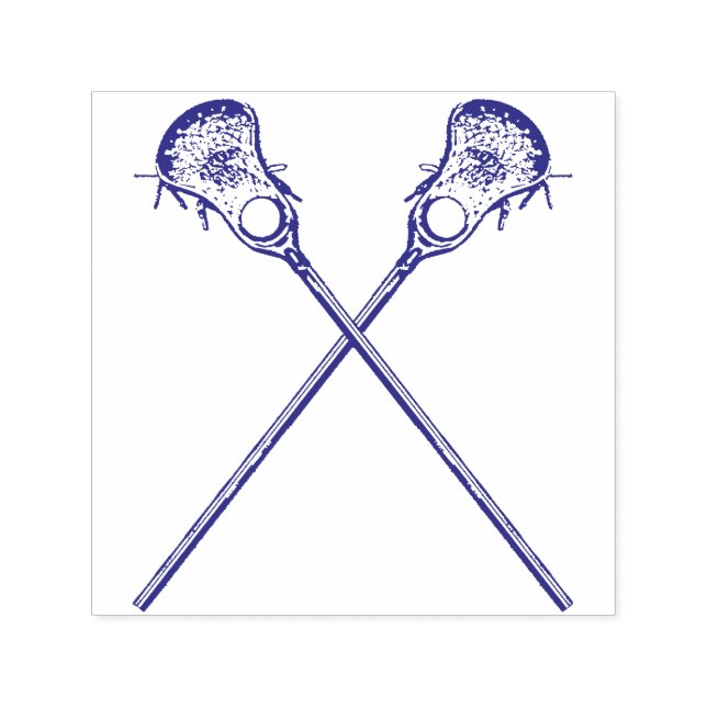 Lacrosse Sports Self-inking Stamp (Design)