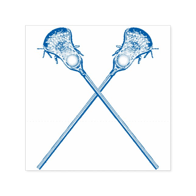 Lacrosse Sports Self-inking Stamp (Design)