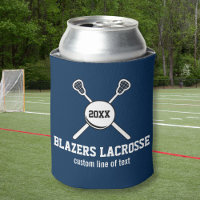 Lacrosse Stick and Ball Custom Player Team Name