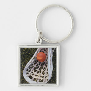 Lacrosse Stick and Ball Key Ring
