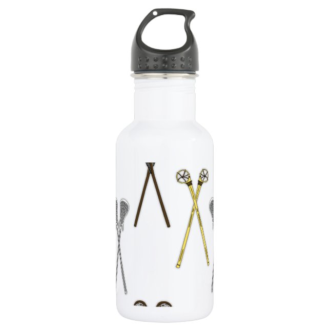 Lacrosse Sticks 532 Ml Water Bottle (Front)
