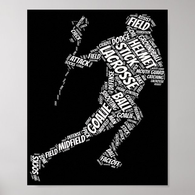 lacrosse sticks for boys Sports & Fitness cool Nov Poster (Front)