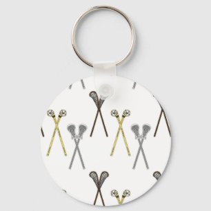 Lacrosse Sticks Key Ring
